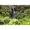 Posterazzi Hawaii Hilo Rainbow Falls surrounded by lush greenery. Poster Print